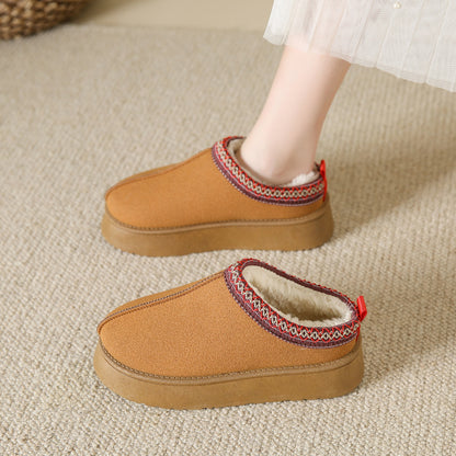 Lazy Plush Half Slippers