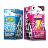 VITAL 4U Liquid Energy Shot - Coffee & Chocolate Cherry Combo Pack, Ginseng, B Vitamins, Naturally Sweetened, 24 ct
