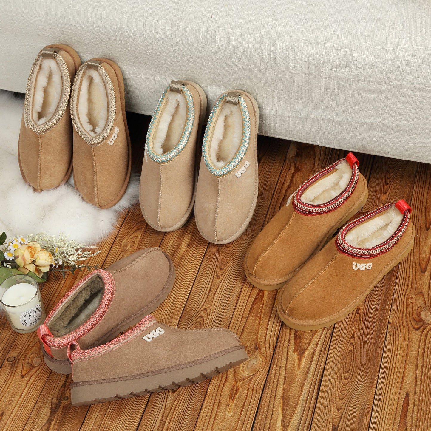 Lazy Plush Half Slippers